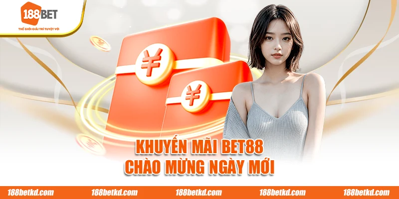 Khuyến mãi 188BET chào mừng ngày mới